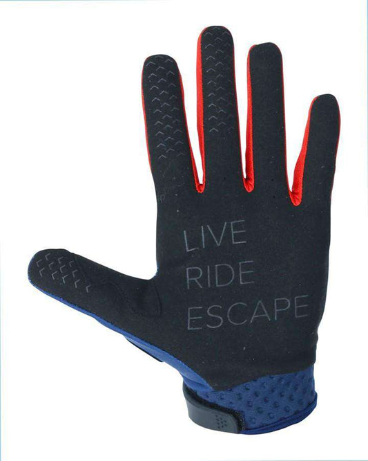 JETPILOT RX SUPER LITE GLOVE - NAVY/RED - 2021 Jetski Gloves - Trojan Wake Ski Snow