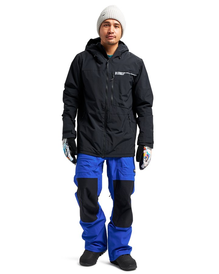 Burton Mens Peasy 2L Jacket - True Black - 2023 Snow Jackets - Trojan Wake Ski Snow