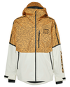 Oakley Tc Gunn 2.0 Rc Shell Jacket Snow Jacket - Yellow Crackle Pt/White Snow Jackets - Trojan Wake Ski Snow