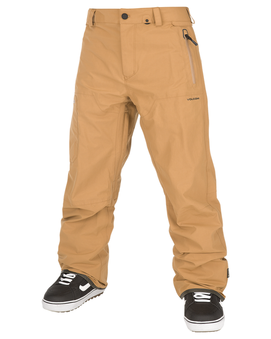 Volcom L Gore-Tex Pant - Caramel - 2023 Snow Pants - Trojan Wake Ski Snow